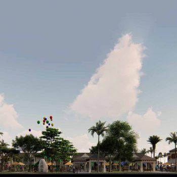 Sunset Strip Elevation From Inside The Plaza